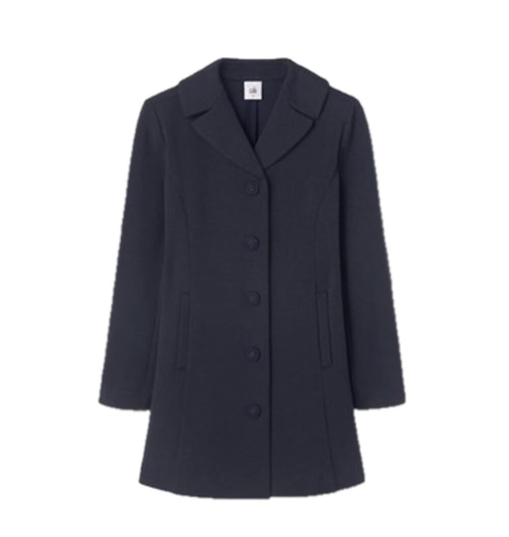 Cabi At Ease Topper Jacket Navy Blue Ponte Longline Coat Style 6670 Large